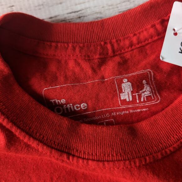 Ripple Junction The Office Dunder Mifflin Ugly Christmas Tee Shirt sz Large New - Picture 3 of 3